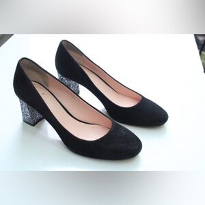 Kate Spade Dolores glitter pumps
